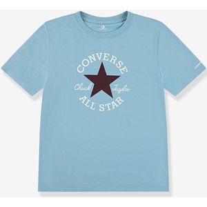Converse - Chuck Patch - T-shirt - Gemêleerd Blauw - Katoen
