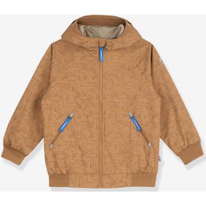 Outdoor kinderjas TALLESSA FINKID met zip-in systeem karamel