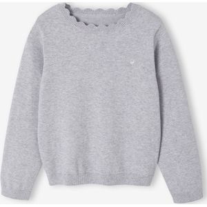 Meisjestrui BASICS personaliseerbaar gemêleerd grijs