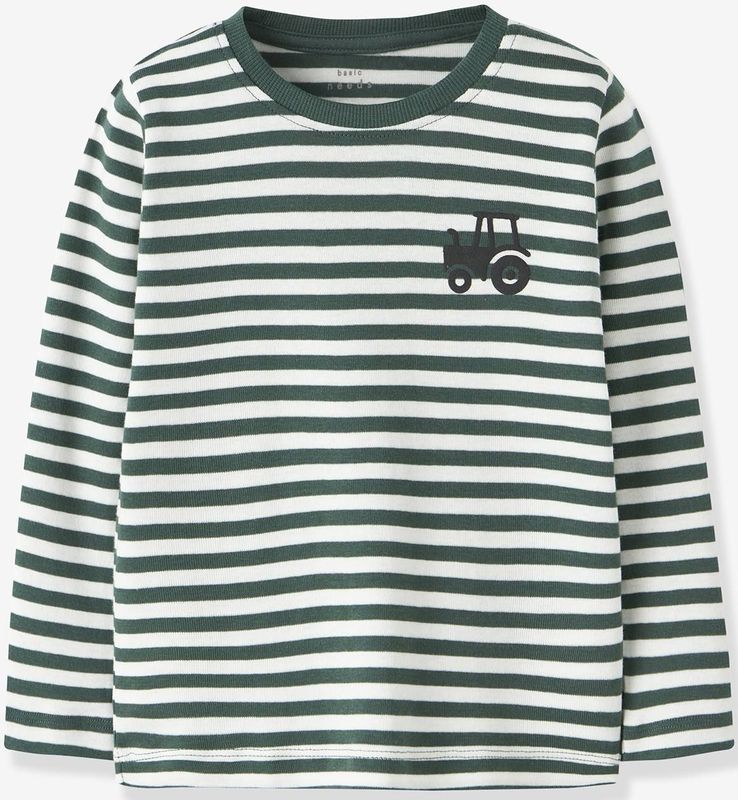 Jongenskleding - Middenblauw - Top met Lange Mouwen