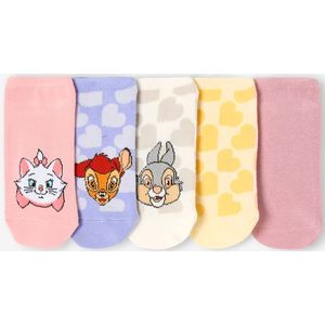 Set van 5 paar DISNEY ANIMALS sokken meerkleurig