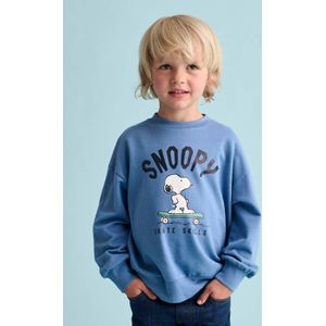 Snoopy Peanuts jongenssweater chambrayblauw