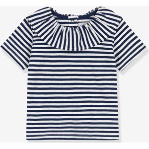 Petit Bateau - - Bloesje - Blauw - 100% Katoen