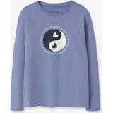 NAME IT - NMFVEEN - Jerseyjurk - Licht IJsblauw - 100% Biologisch Katoen