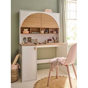 Bureau voor kinderen met opbergruimte LIGNE ROMA wit