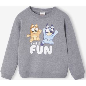 BLUEY sweater voor jongens en meisjes gemêleerd grijs