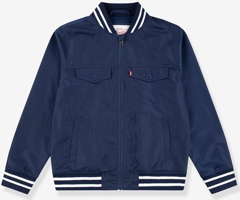 LEVI'S - KID'S Bomberjas - Marineblauw - Geweven Nylon