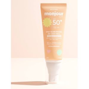 Onzichtbare zonnebrandspray SPF50+ MONJOUR wit