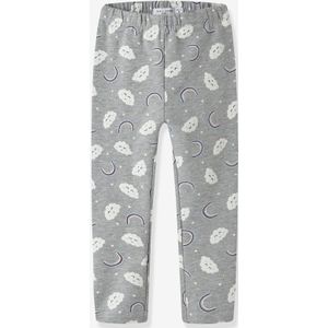 Gedrukte NMFDAVINA legging en velours voor meisjes van NAME IT gemêleerd grijs