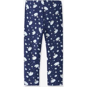 Gedrukte NMFDAVINA legging en velours voor meisjes van NAME IT blauw