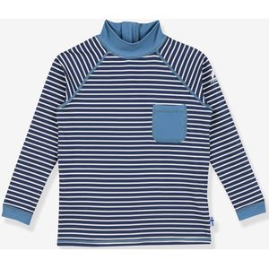 T-shirt met lange mouwen en UV-bescherming DELFIINI EKO FINKID jeansblauw