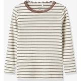 Meisjeskleding - Aubergine - Top met Lange Mouwen - Slim Fit