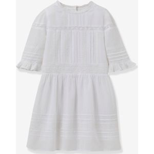 Meisjesjurk Lisy collectie feesten en bruiloften CYRILLUS wit