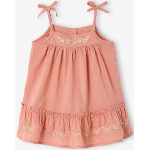 Vertbaudet - Geborduurde Babyjurk - Katoenen Voile