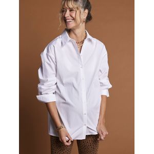 Lange zwangerschaps- en borstvoedingshemd ENVIE DE FRAISE ecru