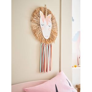 Raffia droomvanger Eenhoorn rozen