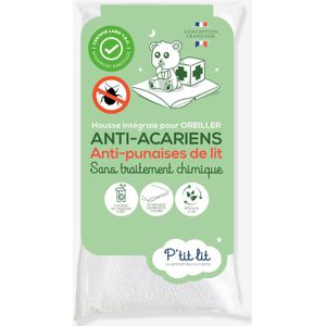 ALLERGOSTOP - Kussensloop - Wit - Anti-huisstofmijt met Geïntegreerde Hoes