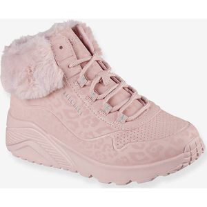 SKECHERS - Cozy Luipaard - Baskets - Rouge - Meisjes