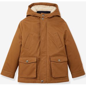 Warme jongensparka CYRILLUS karamel