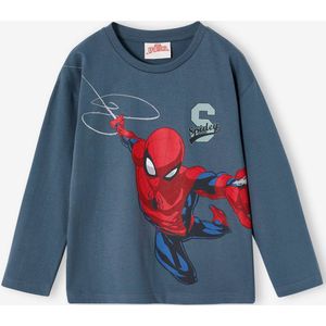 T-shirt voor jongens Marvel Spiderman jeansblauw