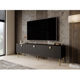 Meubella - TV-Meubel Doral - Zwart - 180 cm