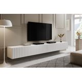 Meubella - TV-Meubel William - Wit - 300 cm