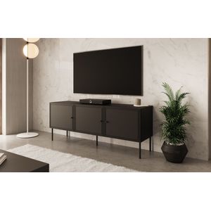 TV-Meubel Pierson - Zwart - 150 cm