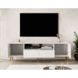 Meubella - TV-Meubel King - Wit - 180 cm