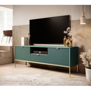 Meubella - TV-Meubel Navil 2 - Groen - 154 cm