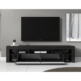 Meubella - TV-Meubel Fancy - 200 cm - Zwart