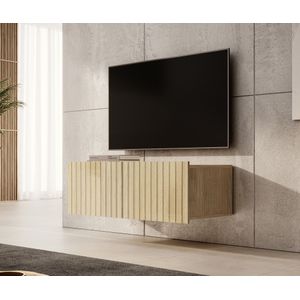 TV-Meubel Calabas - Eiken - Latten - 100 cm - ACTIE