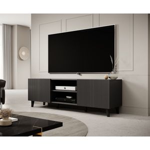 Meubella - TV-Meubel Vintar - Antraciet - 150 cm