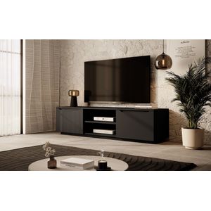 TV-Meubel Fairmont - Mat zwart - 160 cm