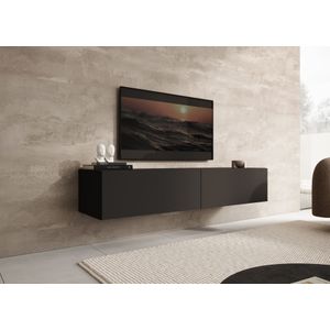 TV-Meubel Palm - Mat zwart - 160 cm