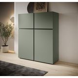 Dressoir Cainan - Groen - 119 cm - Hoog