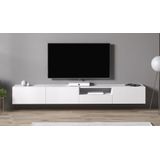 Meubella - TV-Meubel Eos 3 - Wit - 240 cm