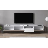 Meubella - TV-Meubel Eos 3 - Wit - 240 cm