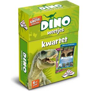 Identity Games Dino Weetjes Kwartet - Leer en speel met deze prehistorische dieren! Geschikt voor 2-4 spelers vanaf 6 jaar