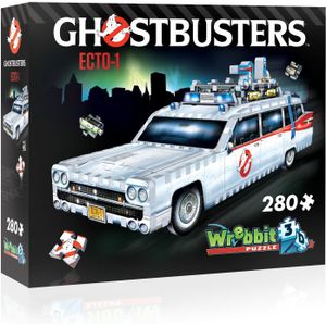 Wrebbit 3D Puzzle - Ghostbusters ECTO-1 (280 stukjes)