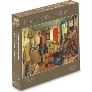 Marius van Dokkum - Mannenhuishouding Puzzel (1000 stukjes)