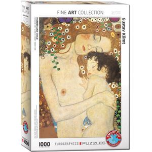 Gustav Klimt - Mother and Child Puzzel (1000 stukjes)