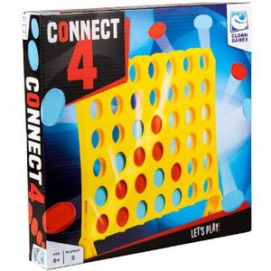 Clown Games Connect4 - Speelraam, 2 staanders - Geschikt voor 2 spelers vanaf 6 jaar