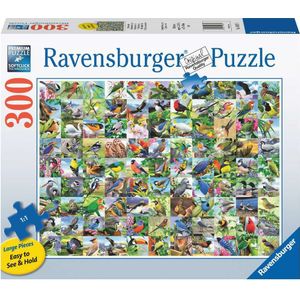 99 Delightful Birds Puzzel (300 XL stukjes) - Vogels, 300 puzzels