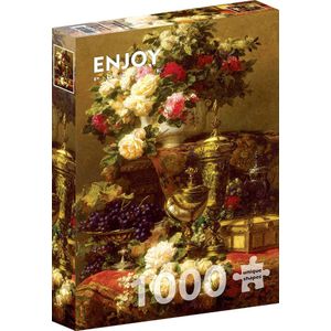 Jean-Baptiste Robie - Flowers and Fruit Puzzel (1000 stukjes)