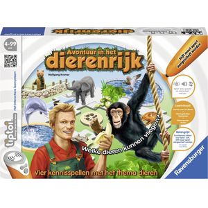 Ravensburger Tiptoi - Avontuur in het Dierenrijk: Leer alles over 50 dieren in 4 spannende spellen!