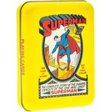 Cartamundi Speelkaarten Superman Aluminium/Karton Geel/Rood