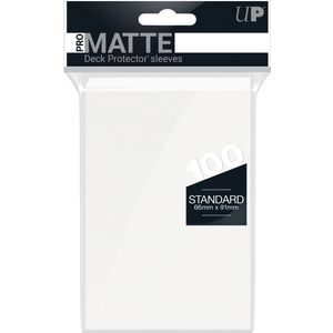 Sleeves Pro-Matte - Standaard Wit (100 stuks)