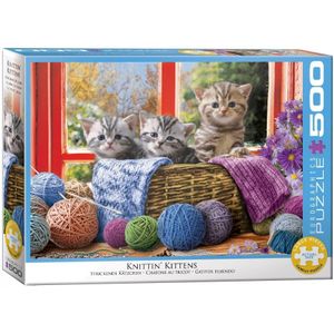 Eurographics XL puzzel Kittens met 500 extra grote stukjes