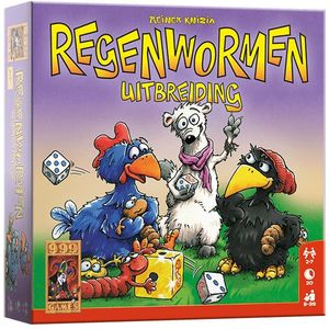 999 Games Regenwormen Uitbreiding - Speelplezier voor 2-7 spelers vanaf 8 jaar