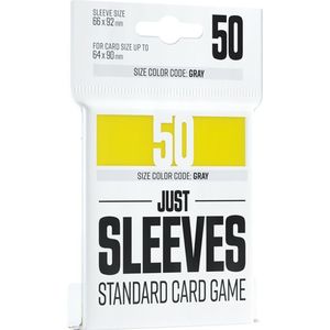 Just Sleeves - Standard Card Game Geel (50 stuks)